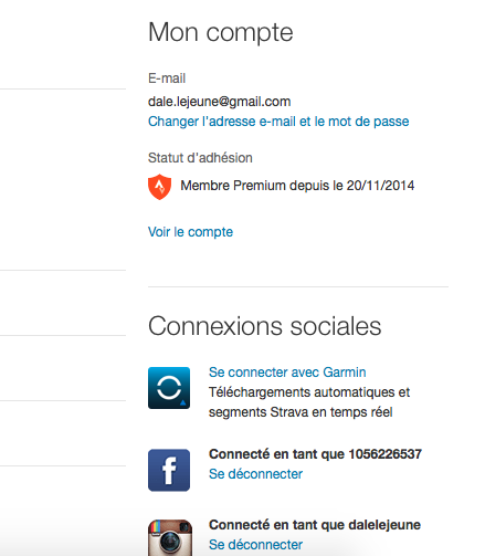Connecter montre garmin online a strava